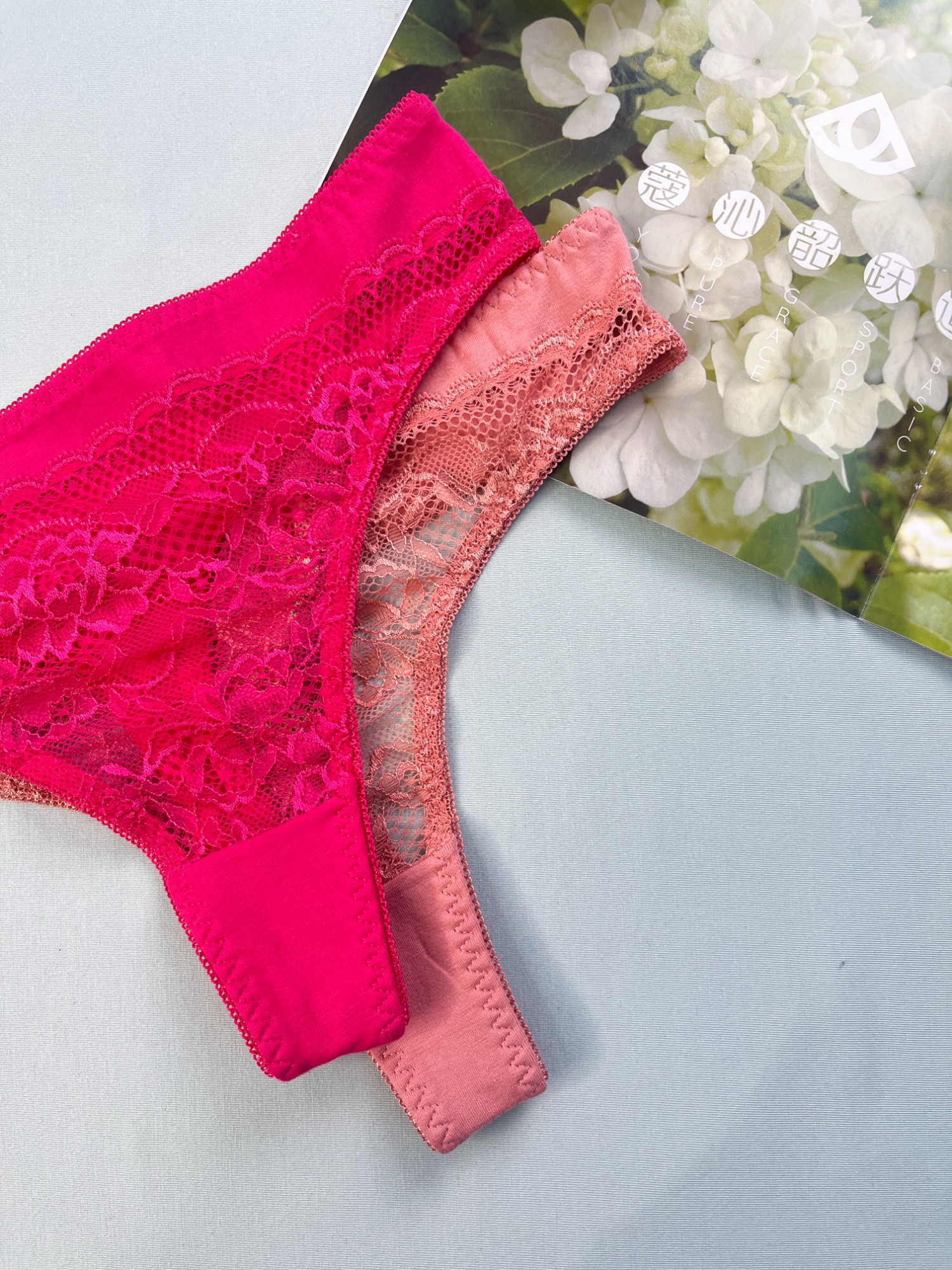 Women's plus size cotton thong